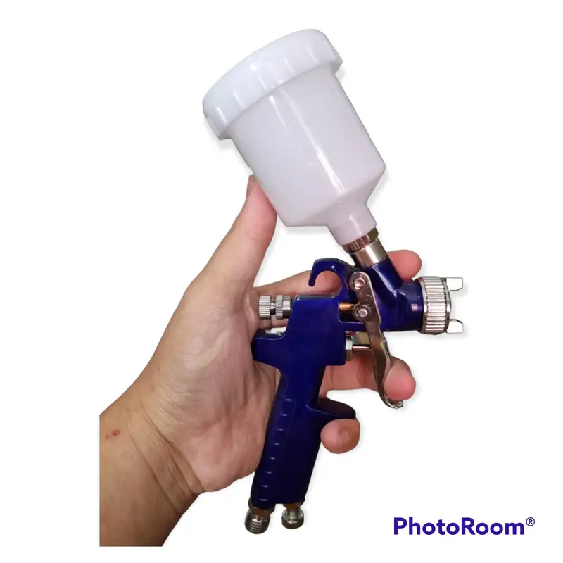 Spray Gun HVLP H2000 Tabung Atas 100mL 0.8 mm Alat Semprot Cat 0