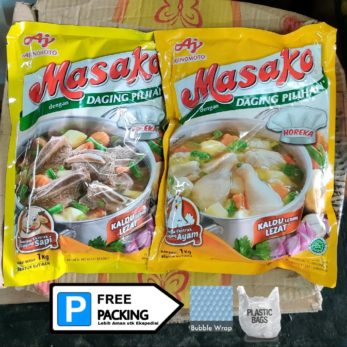 Masako Ayam / Sapi 1kg Kaldu Penyedap Rasa GROSIR