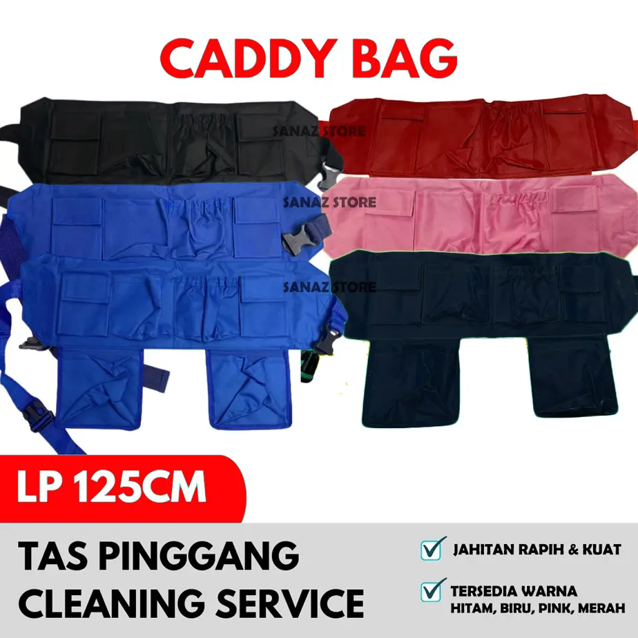 Sabuk Tas cleaning service Caddy Bag tas petugas kebersihan officeboy Waiter dan Waitress