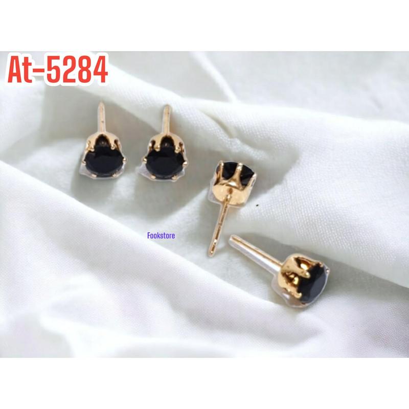 ANTING TUSUK MATA SATU AKSESORIS FASHION/ANTI ALERGI Emas Earrings 5