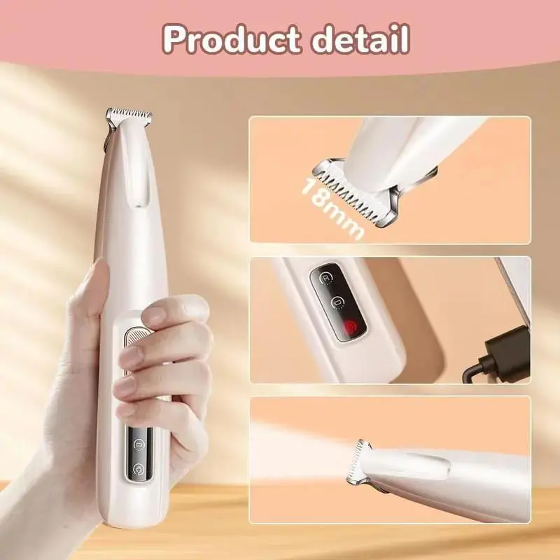 Rechargeable Pet Hair Trimmer, Multifunctional Pet Hair Shaver, Pet Grooming Tool for Dogs & Cats, Dog & Cat Grooming Supplies 7