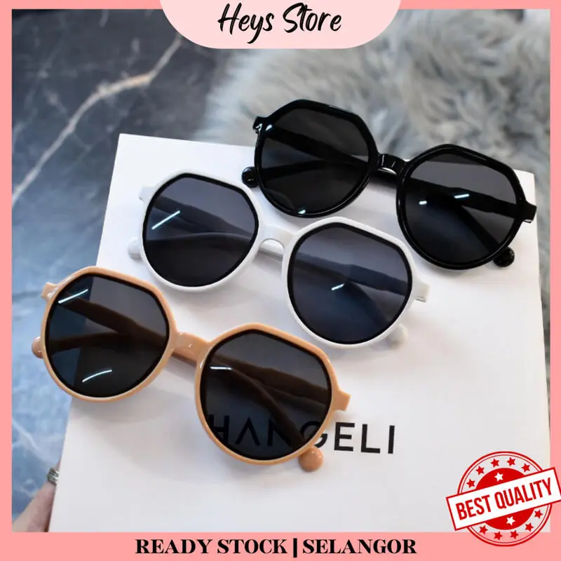 Heys Viral Korean Style Spek Cermin Kaca Mata Hitam Unisex Sunglasses Spectacles Frame