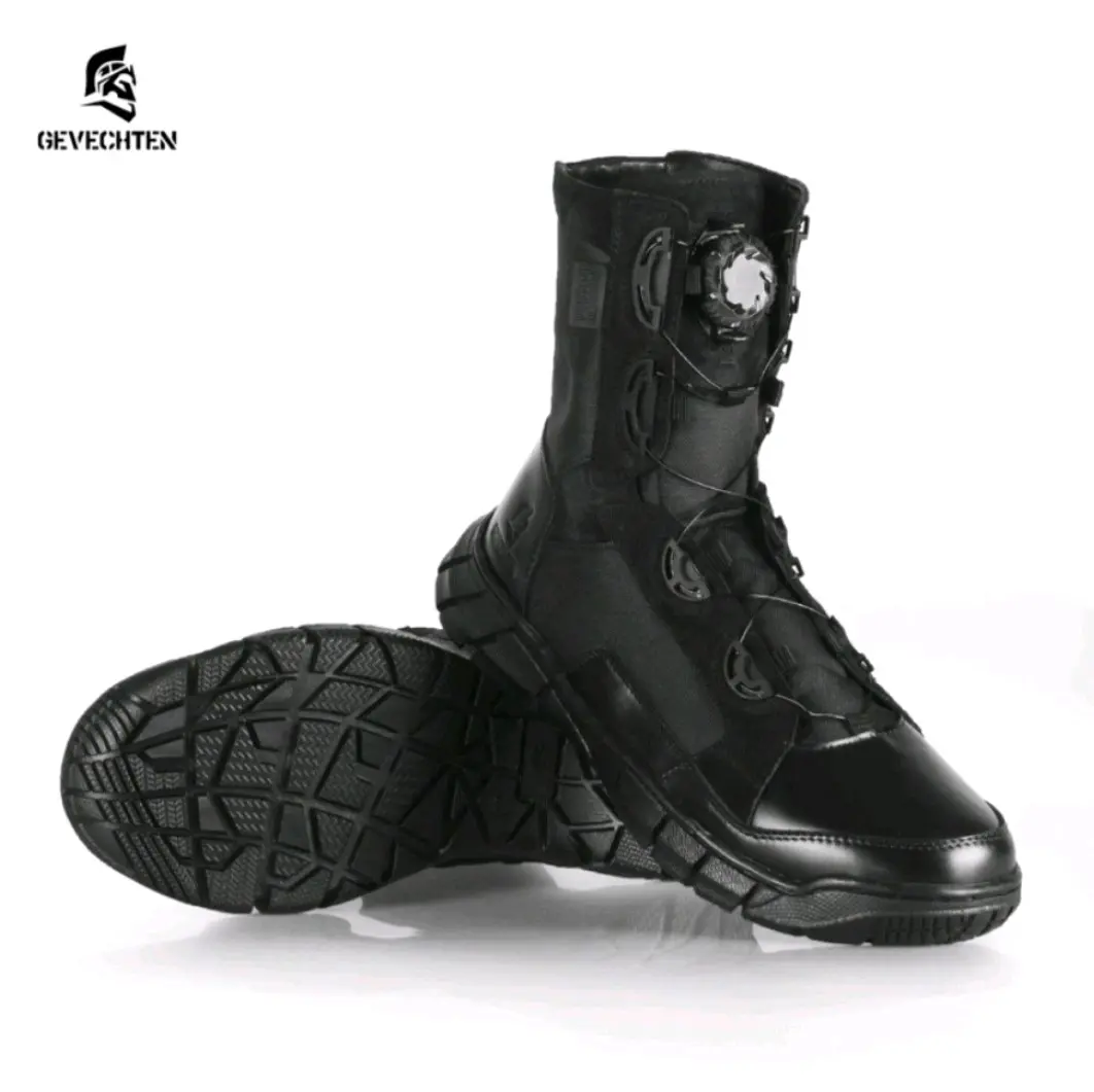 SEPATU PDL TNI POLRI GEVECHTEN X-FORZA MKII BLACK BOOT’S Hitam