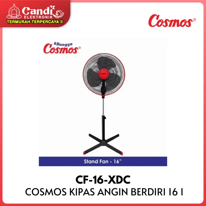 COSMOS KIPAS ANGIN STAND FAN 16 INCH CF-16-XDC