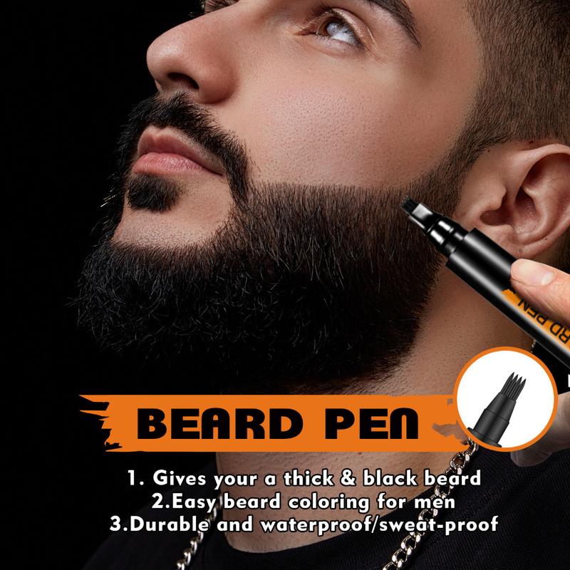 Product Introduction of Men's Beard Waterproof Beard Beard Styling Filler Pen 0