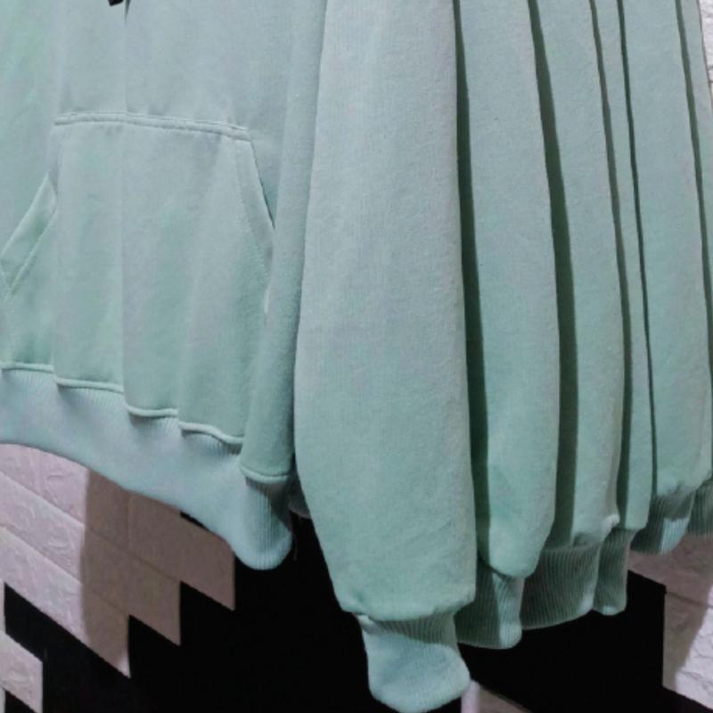 Anvee Sweater Hoodie Polos Pria Wanita Mint 2
