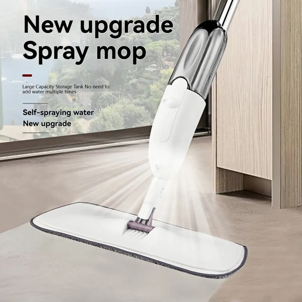 360 Degree Rotatable Water Spray Mop Microfiber Mop With Sprayer
