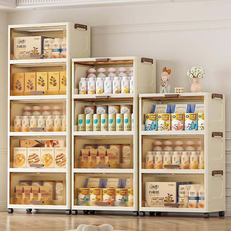 【Tủ nhựa gấp】40-70cm Thể Xếp hộp đựng quần áo Trong suốt đựng đồ tủ nhựa không cần lắp đặt Tủ Đựng Đồ 2