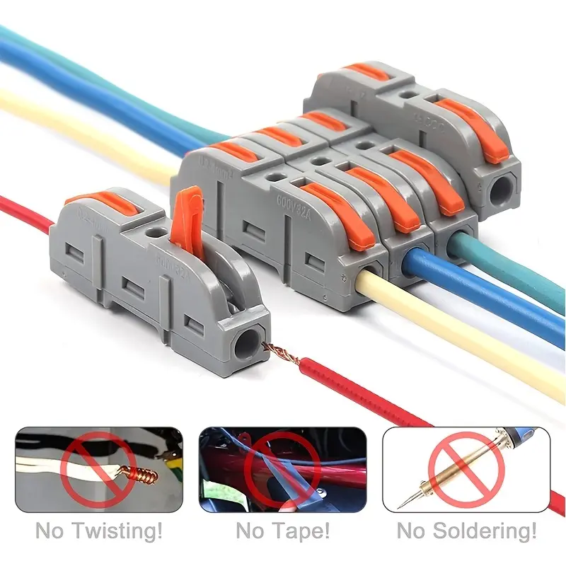 20pcs Quick Connection Terminals PCTJM-212 for Hard And Soft - TikTok ...