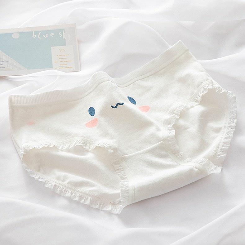 Product Introduction of Set 10 Quần Lót Nữ Cotton Thỏ Con Xinh Yêu Ngang Eo Thời Trang Dễ Thương 8015 Women Nhung 42