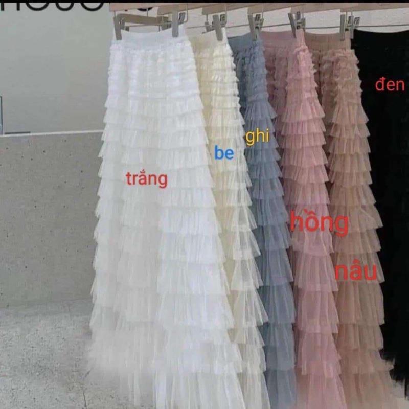 Product Introduction of Chân váy voan nhiều tầng chất liệu cao cấp ,phối được rất nhiều kiểu áo sang chảnh 15