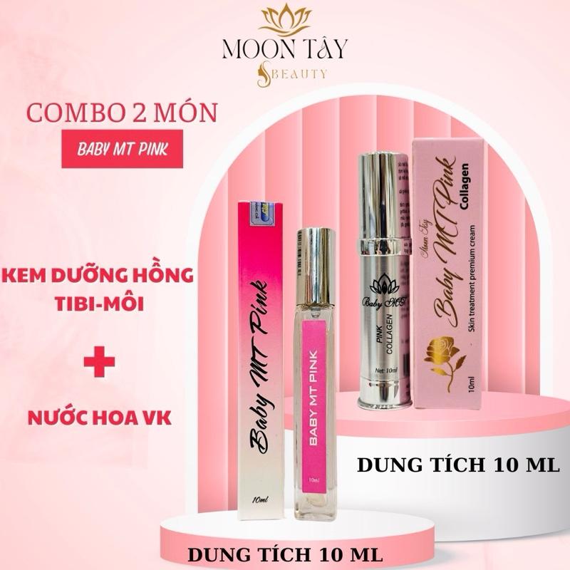 Combo Kem Dưỡng Hồng +Nước Hoa vk BABY MT PINK Nữ