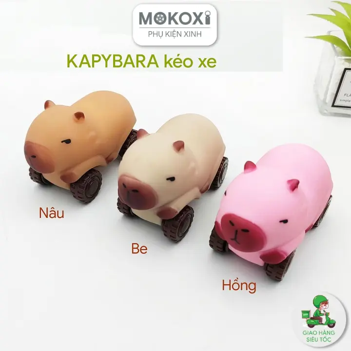KAPYBARA Kéo xe đồ chơi kéo giãn tự phục hồi (CC2) 0