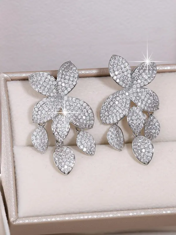 Pendant Necklace & Earrings, Fashion Jewelry for Party, Daily Clothing Decor, Trendy All-match & Exquisite Jewelry for Birthday Gift 6