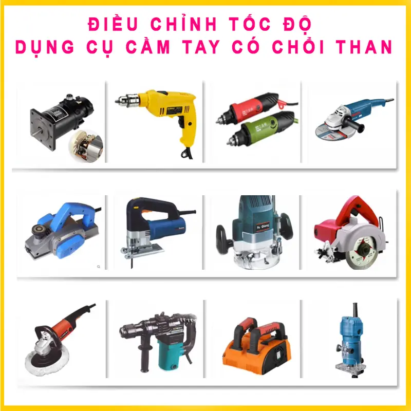 Bộ Điều Khiển Tốc Độ Động Cơ 220VAC WBT-4KW, Điều Chỉnh Điện Áp, Tốc Độ, Công Suất Động Cơ 3
