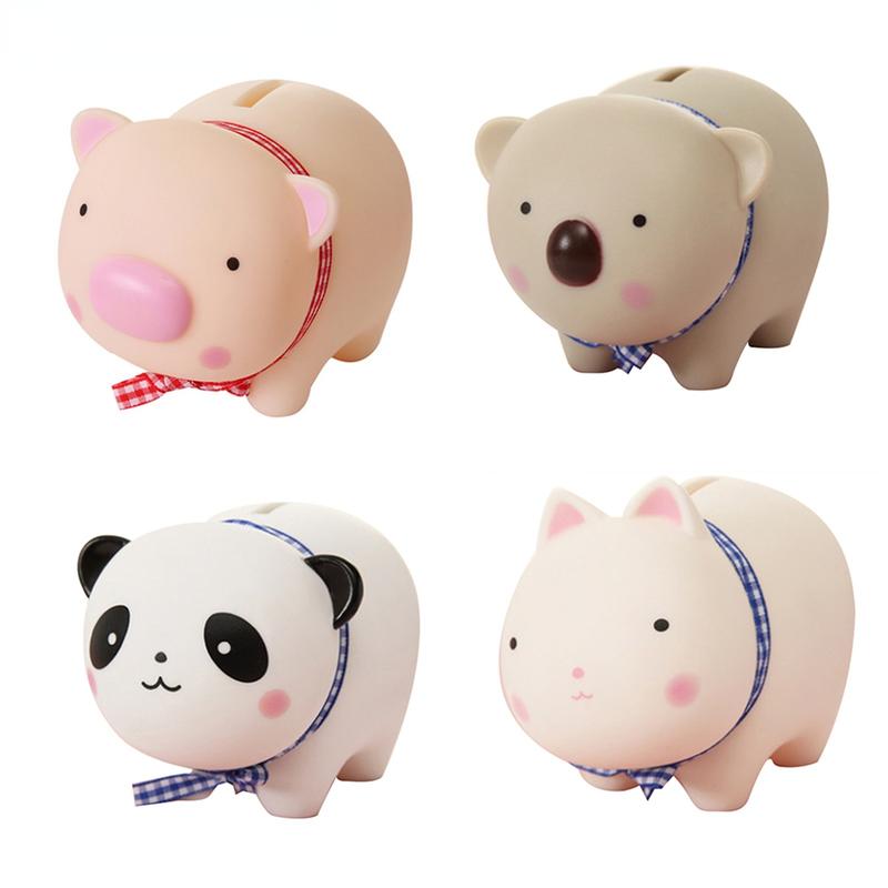  Con Heo Nhựa Thiết Kế Dễ Thương Thích Hợp Cho Bé Trai Bé Gái Trẻ Em Và Người Lớn Ngân Hàng Tiền An Toàn Để Đựng Tiền Có Thiết Kế Hình Thỏ 