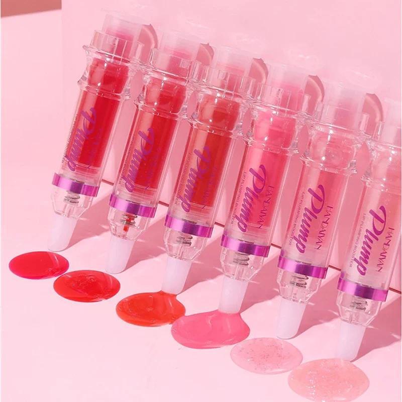 Lip Plumping Booster Gloss High Shine for Plumper Looking Lips Extreme Shine Crystal Volume Lip Oil Cosmetics Makeups 2