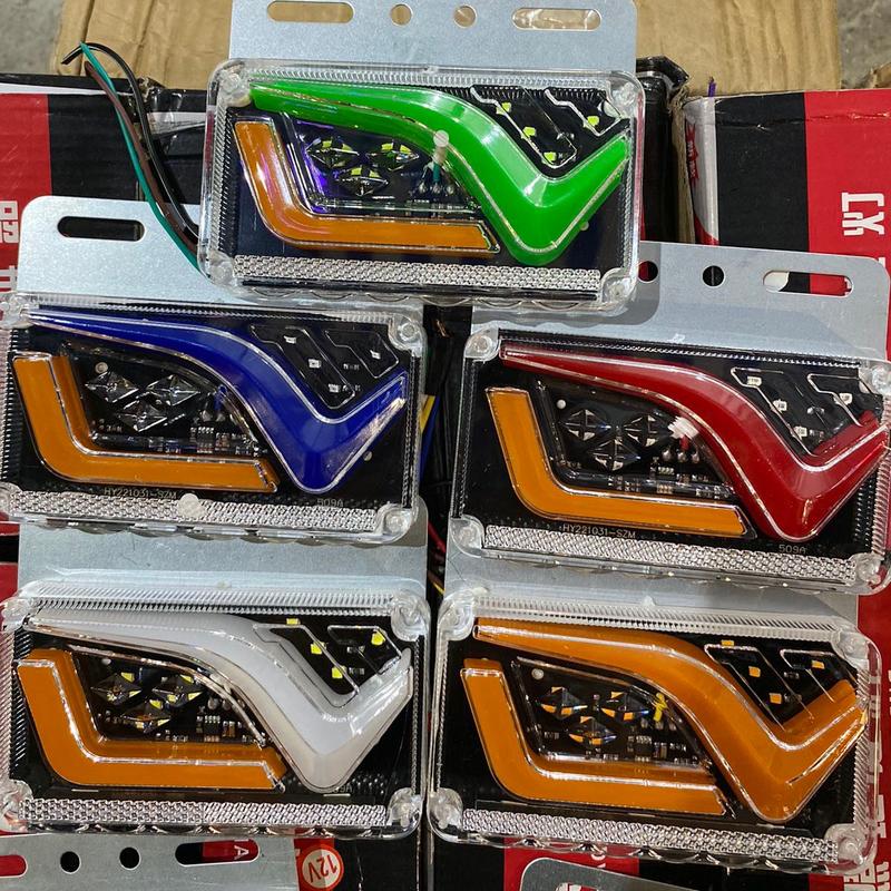 LED đèn sườn xe tải Universe cánh chim điện 12v-24v