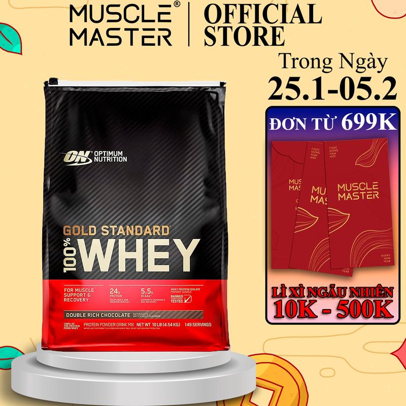 Bột Cung Cấp Protein ON GOLD STANDARD 100% WHEY 10lbs