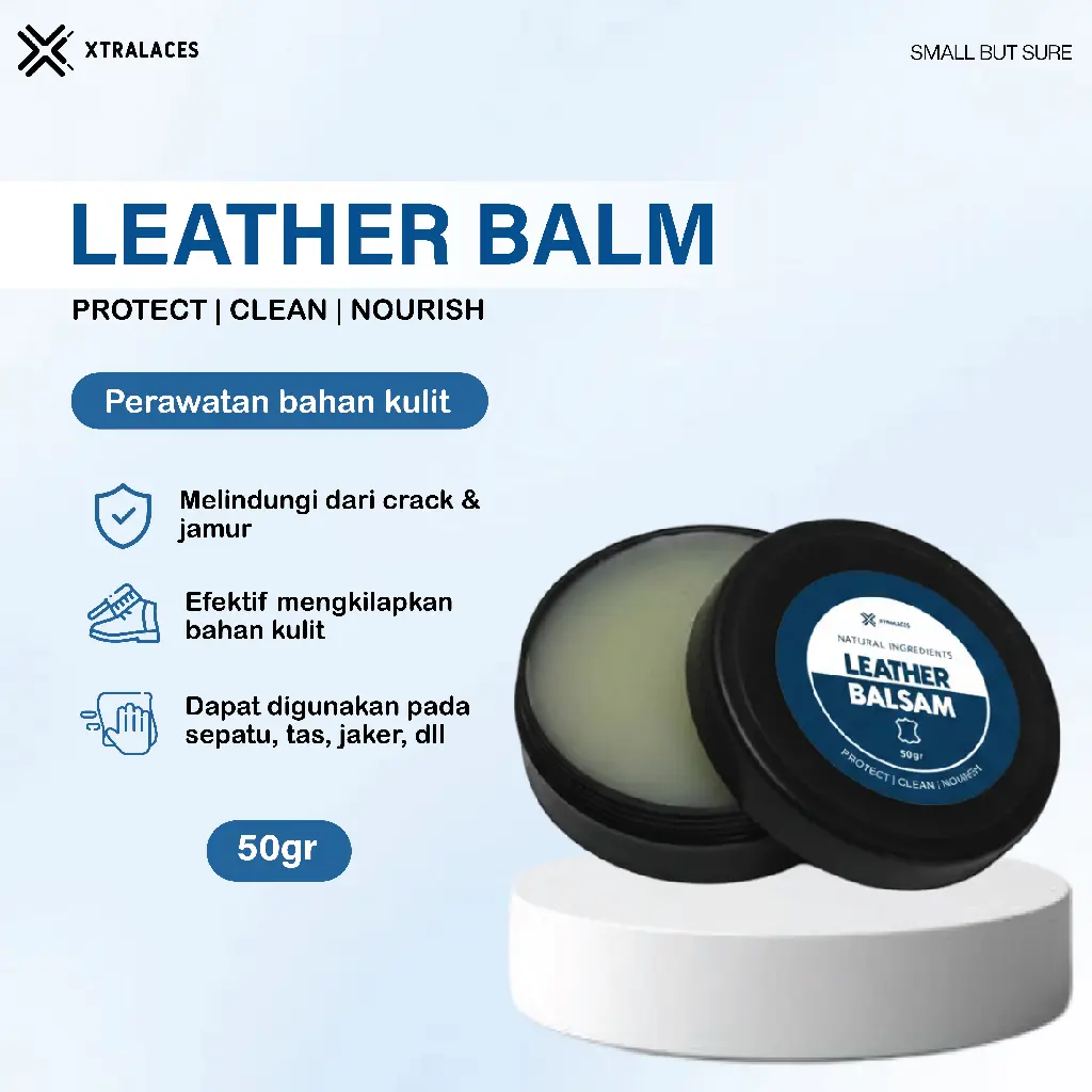 Leather Balm Semir Kulit Pelembut Kulit Tas Jaket Dompet Sepatu Menjaga Kulit Tetap Cerah dan Lembab