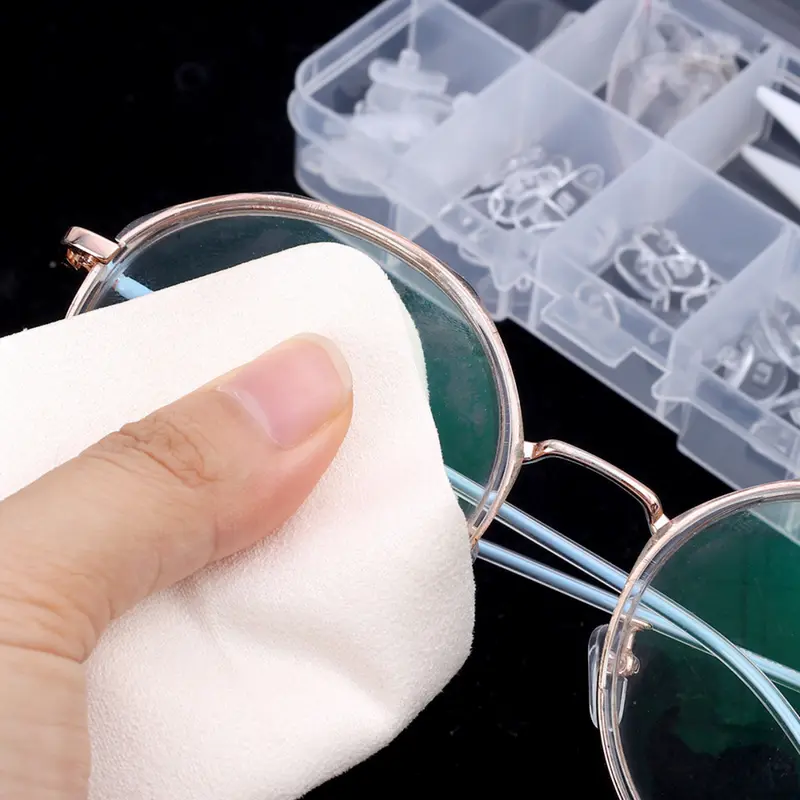 Miếng Đệm Mũi Kính Mắt, 36 Cặp, Với Tuốc Nơ Vít, Nhíp, Móc Tai, Hình Bầu Dục, Đệm Khí, Miếng Đệm Mũi, Chống Trượt Và Chống Sốc, Làm Bằng Silicon, Thích Hợp Để Thay Thế Và Sửa Chữa Kính Mắt, Phụ Kiện 5