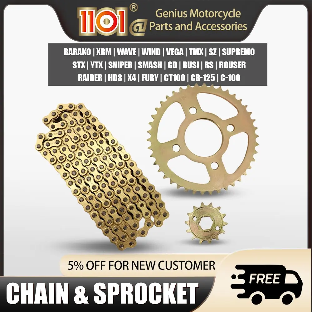 1101 SUZUKI SMASH/GD110, RAIDER150 OLD, RAIDER150 NEW MOTORCYCLE CHAIN ...