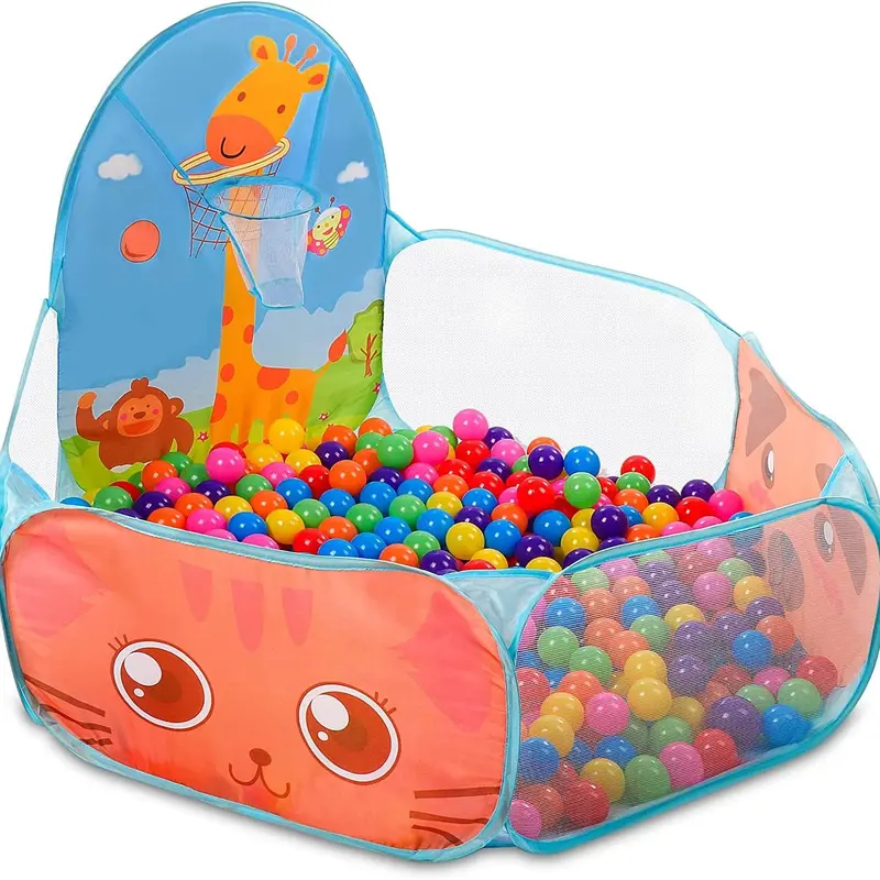 Pop Up Ball Pit, 1 Count Cute Cartoon Ball Pit Toy, Indoor & Outdoor Game Toy Without Ball 5