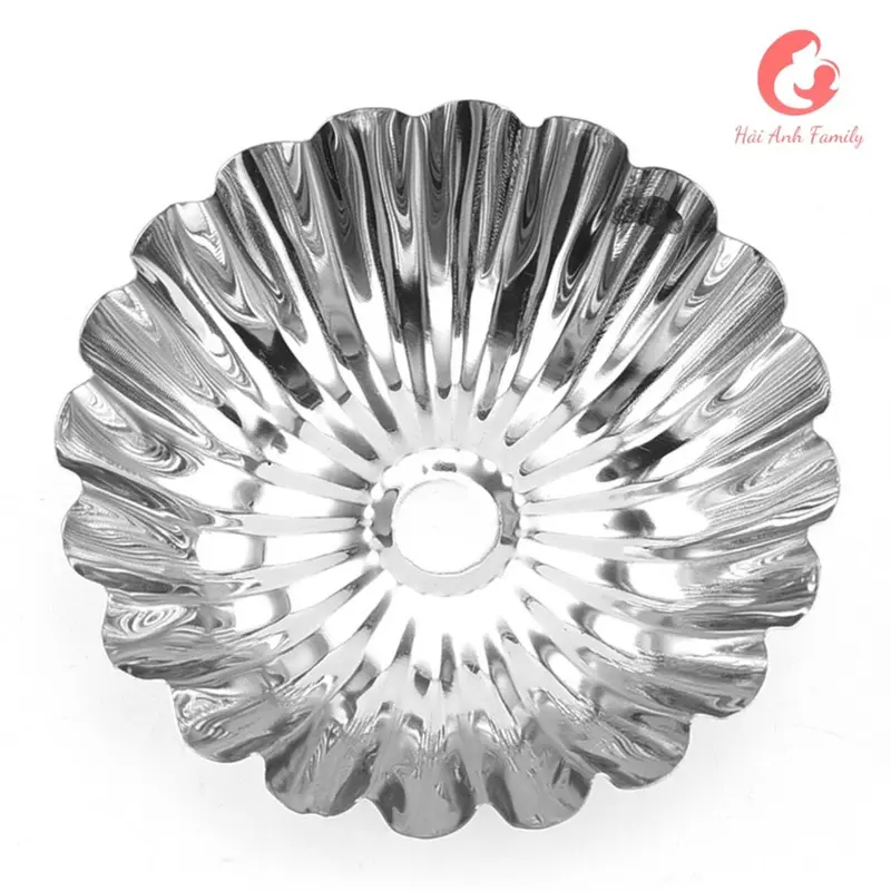 Khuôn Bánh Tart Trứng Lượn Sóng Cao Cấp Rộng 7,2cm 7