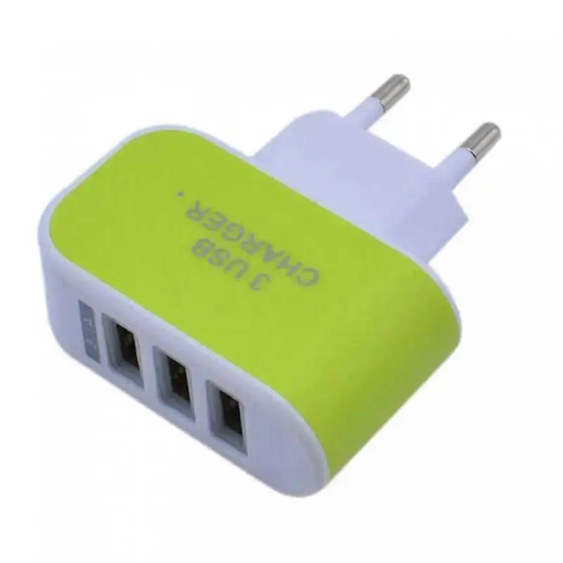Bộ Chuyển Đổi Tường Đa Cổng USB, Thông Dụng, Phích Cắm EU / US, Bộ Chuyển Đổi Tường, Khối Hình Khối, AC 110-220V, Bộ Chuyển Đổi Sạc Du Lịch, Màu Pastel, Cho Gia Đình 8