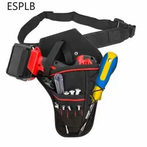 Tas Pinggang Perkakas Drill Holster Waist Tool Bag - GJ0199