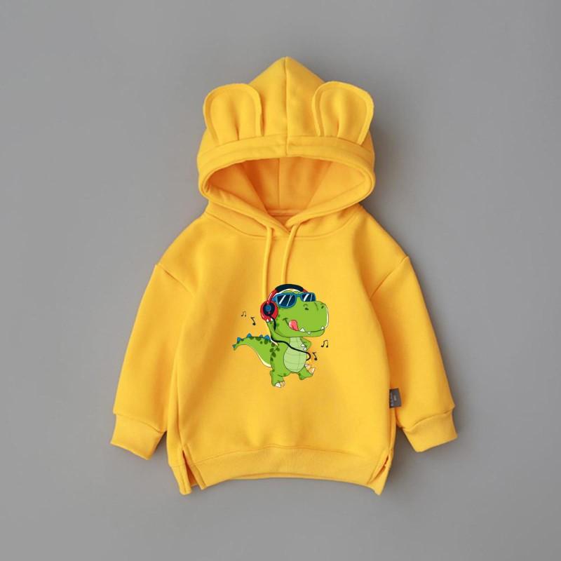 Product Introduction of jaket Dino anak sweater gambar Dino Hoodie Dino T-rex Santai 0