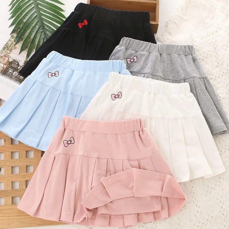 Product Introduction of Skirt Mini, untuk Kanak-kanak Perempuan, Ketibaan Baru Musim Panas, Skirt Puteri Berlipat Gadis Kecil, Serba guna, Anti-Pendedahan, Sesuai untuk Kanak-kanak dan Bayi, Skirt Seluar Pendek 1