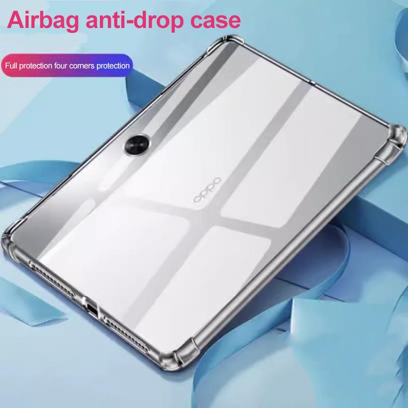 Silicone Soft Case For OPPO Pad Neo 11.4 2024 Pad Air 2 Air 10.36 Pad 11inch Pad2 11.61 TPU Airbag Cover Clear Protective Case 0