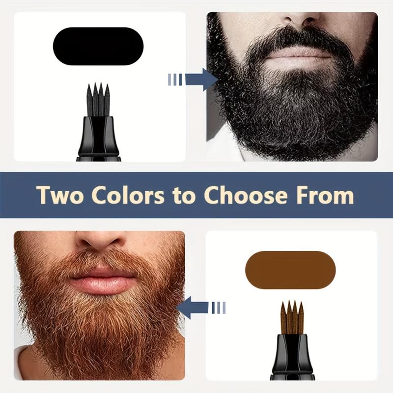 Product Introduction of Beard Filler Pen - Men's Gift Box Set With Vitamin E Detachable and easy-to-use filler pen to easily create a thick beard hairline Beard filler color Father's Day/boyfriend gift 11