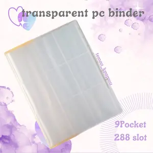 Binder Photocard Album isi 288 Slot Tempat Photo card Lomo Instax Mini Kpop Photo Card Organizer - PC Holder Plastik Case