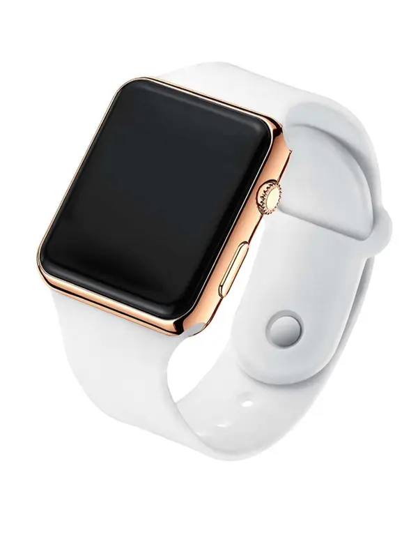 Sport Led Digital Smartwatch, Women's Silicone Electronic Wrist Watch without Box 5