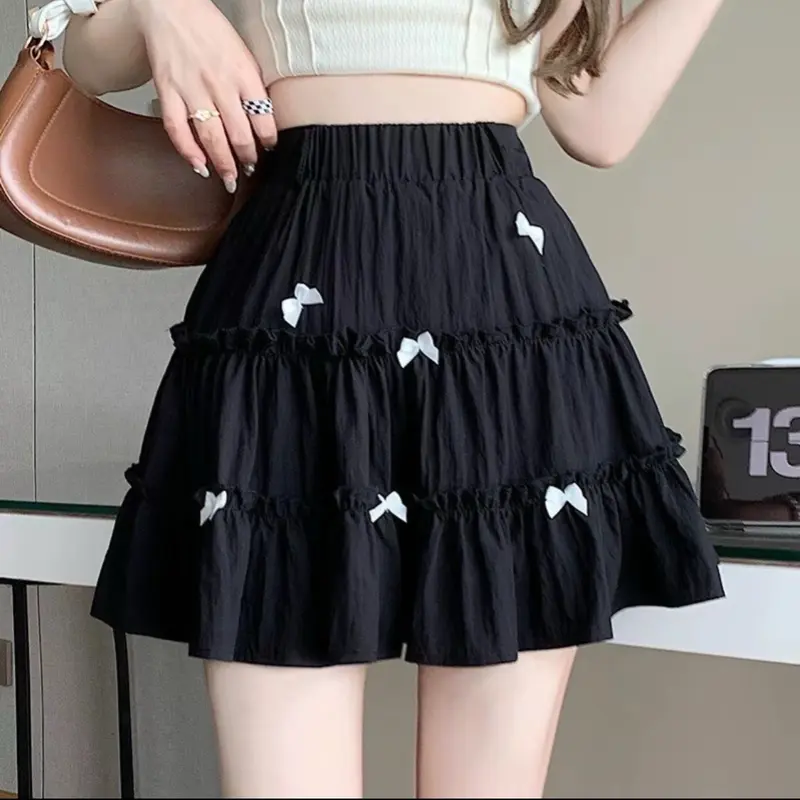 Chân váy ngắn có lót trong. Đính nơ nhí xinh xắn đáng yêu. Chất liệu voan xốp như hình, bản lưng chun co giản thoải mái. Tôn dáng nuột nà Nhung Voi Nữ Lịch 2