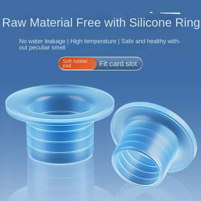 New Universal Teflon Tape Substitute 4 Points Silicone Gasket Rubber Mat Circle Faucet Accessories Leak-Proof Seal Ring Rubber Mat