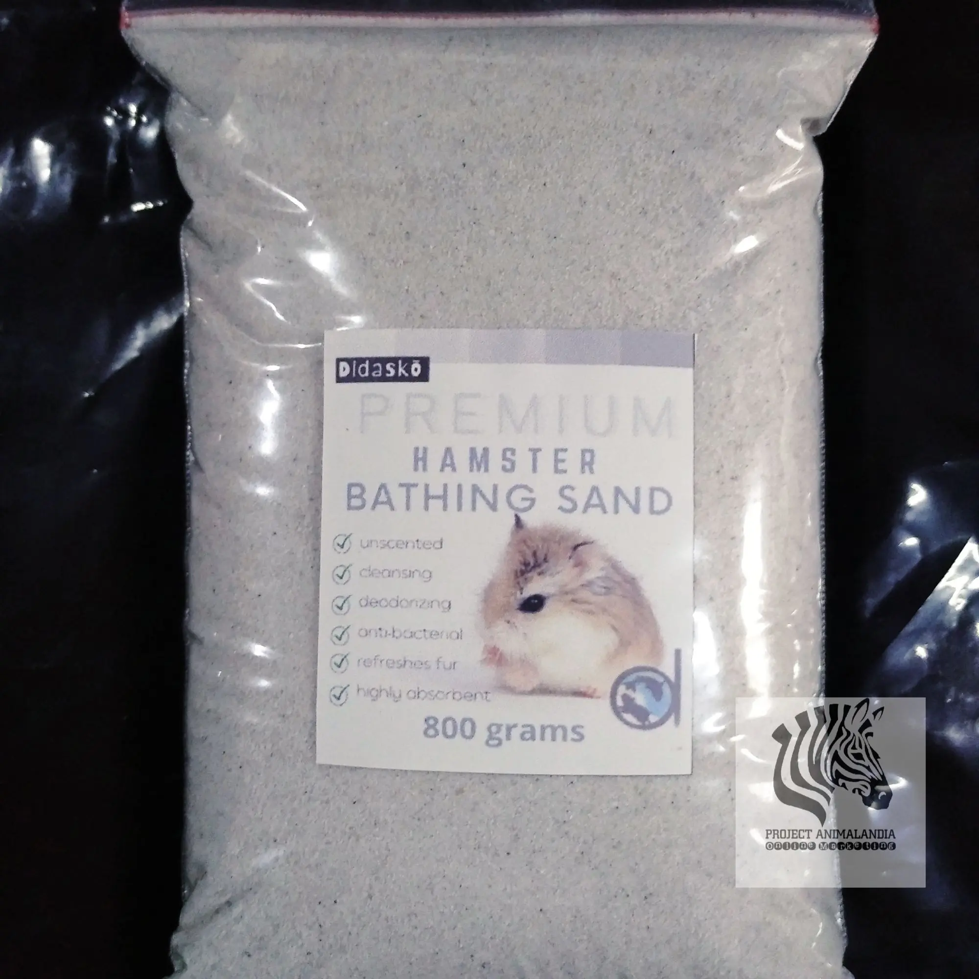 800g Premium Hamster White Bath sand/ Sandbath / Bathing sand