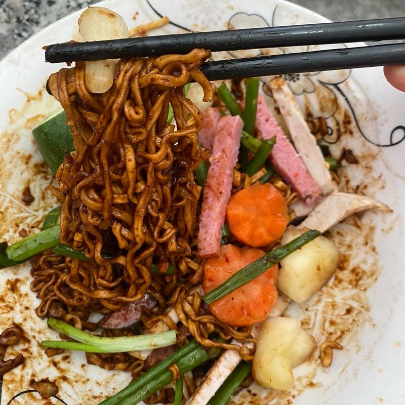 SỈ THÙNG 40 gói mì trộn tương đen hàn quốc SIÊU NGON