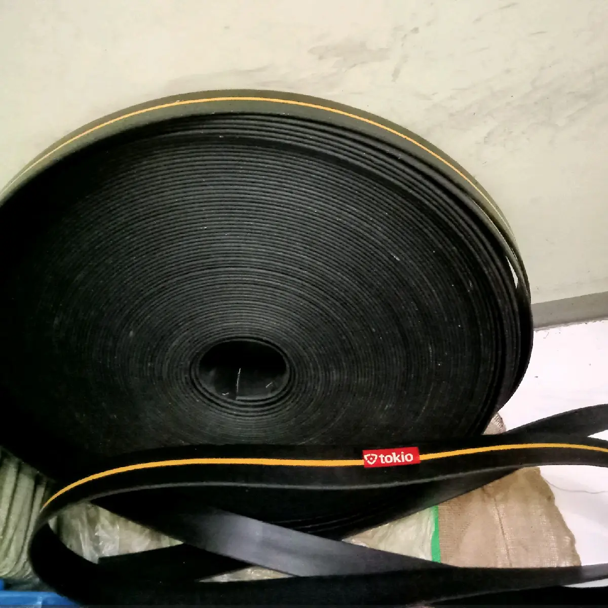 Ban Mesin Diesel 3" x 4lapis Tebal 5mm Hitam 32 OZ