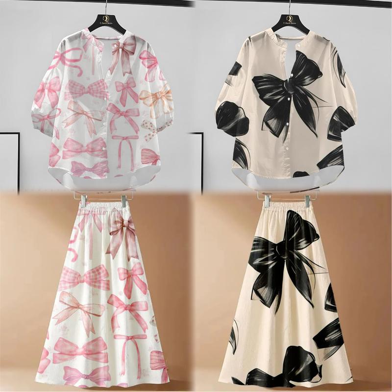Baju Muslimah, Rekaan Ringkas, Skirt Cetakan Ikatan bentuk rama-rama ...
