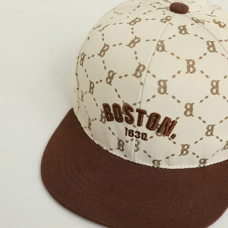 Mũ nón lưỡi trai snapback chữ Boston cho bé trai từ 3 - 8 tuổi SuKids SK47 6