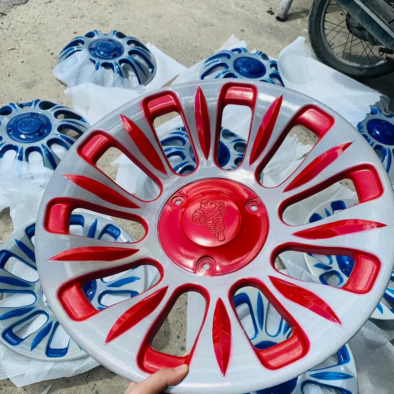 Chụp mâm nhựa xe 5T, 6Tấn- 16in đương kính ngang 46cm GIÁ CHƯA CÓ BASS 3