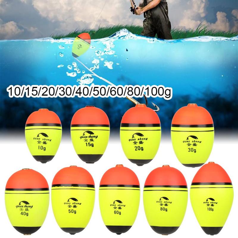 Long/oval Buoyancy Cat fish Fishing Float Ball Boia Bobber Eva Foam 0