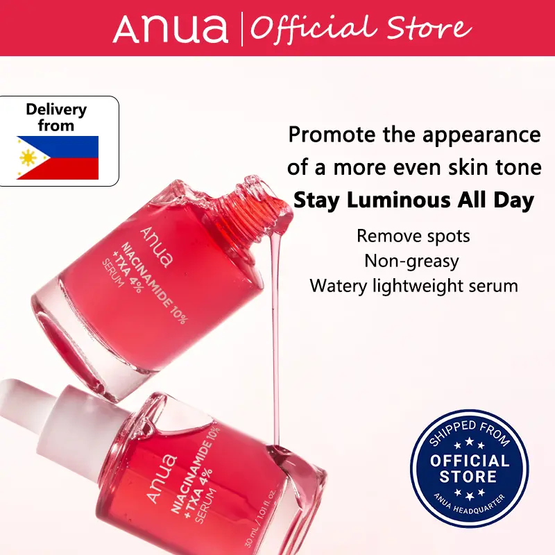 Anua Dark Spot Serum niacamide 10% + TXA 4% melasma dark spot remover skincare arbutin evening flawless