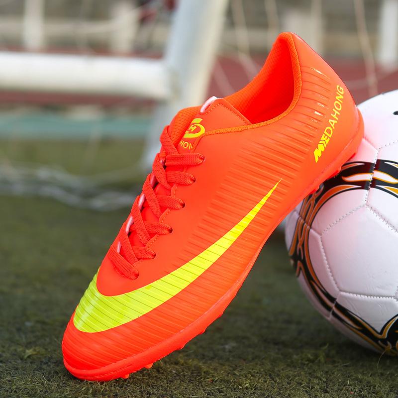 Product Introduction of 2024 Soccer Shoes Men's Broken Nail Travel Student Adult Long Nail Short Studs Flat Independent Station Shoes football  shoes mystery  box  shoes  soccer football  boots red  blue  mercurials messi  winning  cr7  boot  original 26