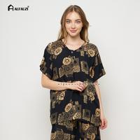 Gambar Setelan Celana Pendek Kancing Depan / Daster Atas Bawah Kekinian Rayon Wanita Piyama - hijau dari ALFAUZI COLLECTION Kota Administrasi Jakarta Barat 4 Tokopedia