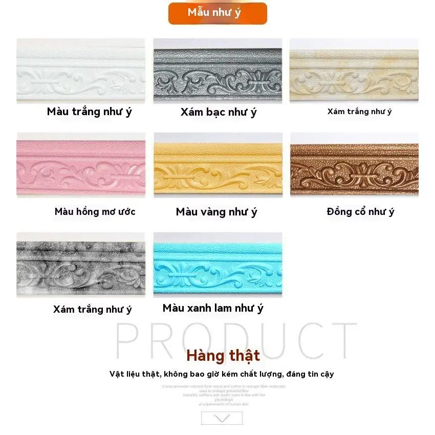 Miếng Dán Tường Chân Đế Xốp, Tự Dính, Cho Tường, Sàn, Góc, Tranh Trang Trí, Viền Chân Góc, Miếng Dán Tường Dải Hẹp Chống Thấm Nước Decor Decor Phòng miếng  dán