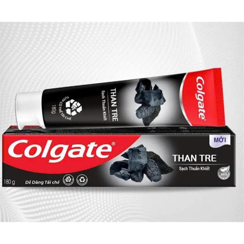 Kem Đánh Răng Colgate Than Tre Thiên Nhiên - Trắng Răng - Khử Mùi Diệt Khuẩn 180g
